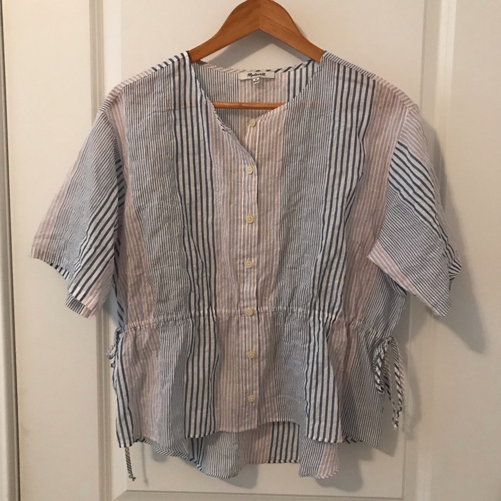 madewell striped blouse